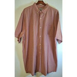 CARHARTT plaid work shirt short sleeve men's XXL grunge rugged cowboy outdoors‎